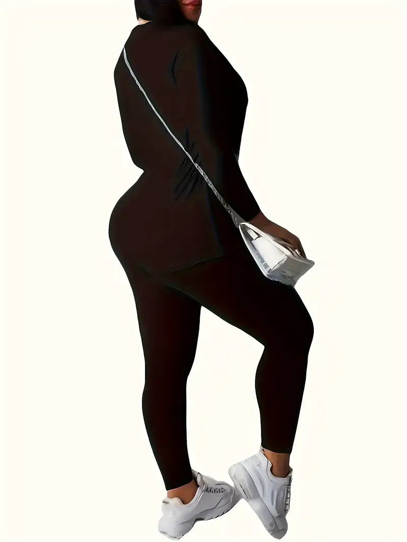 Przybysława - Mama Print Set with Skinny Pants