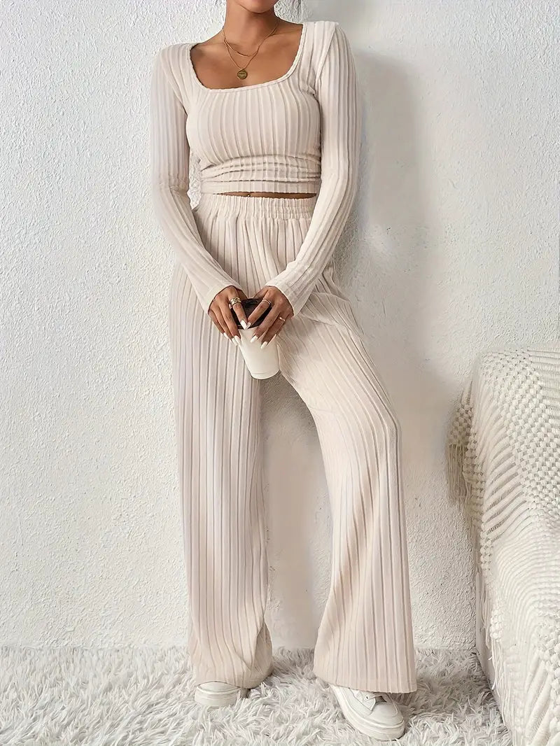 Przedwoja - Knit Set with Short Top