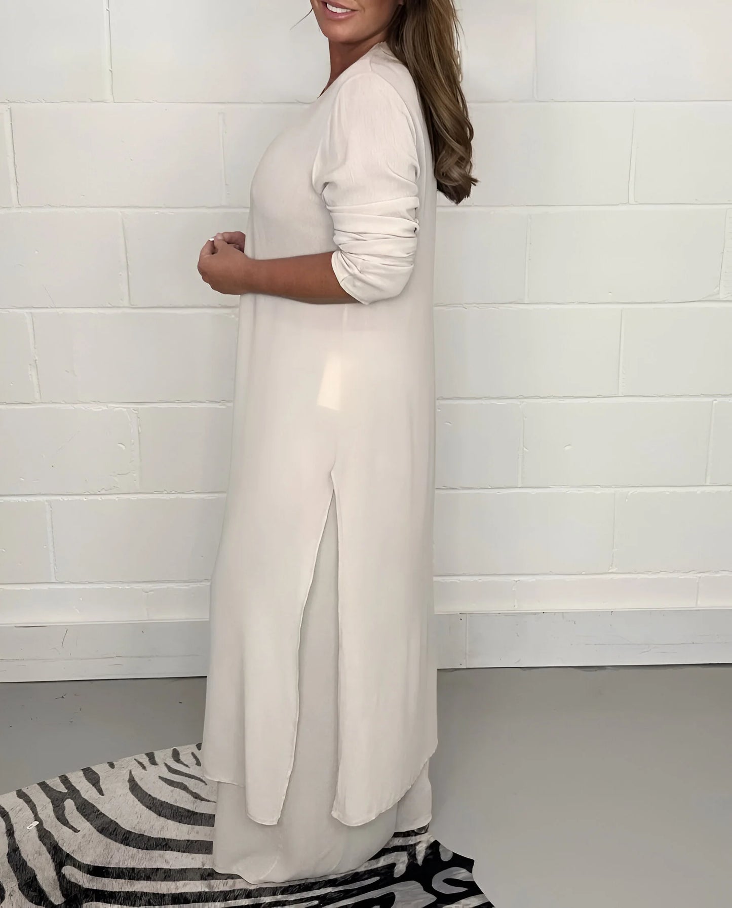 Philomène - Flowy Two-Piece Blouse and Trousers Set