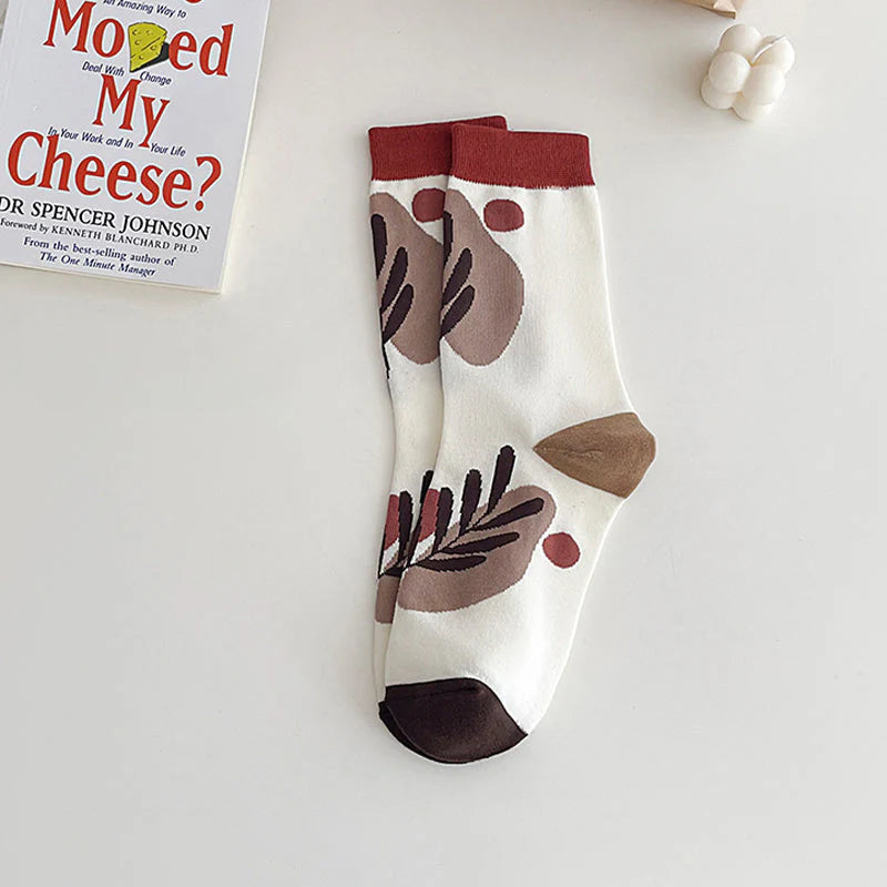 Vivienne – Artistic Abstract Casual Socks