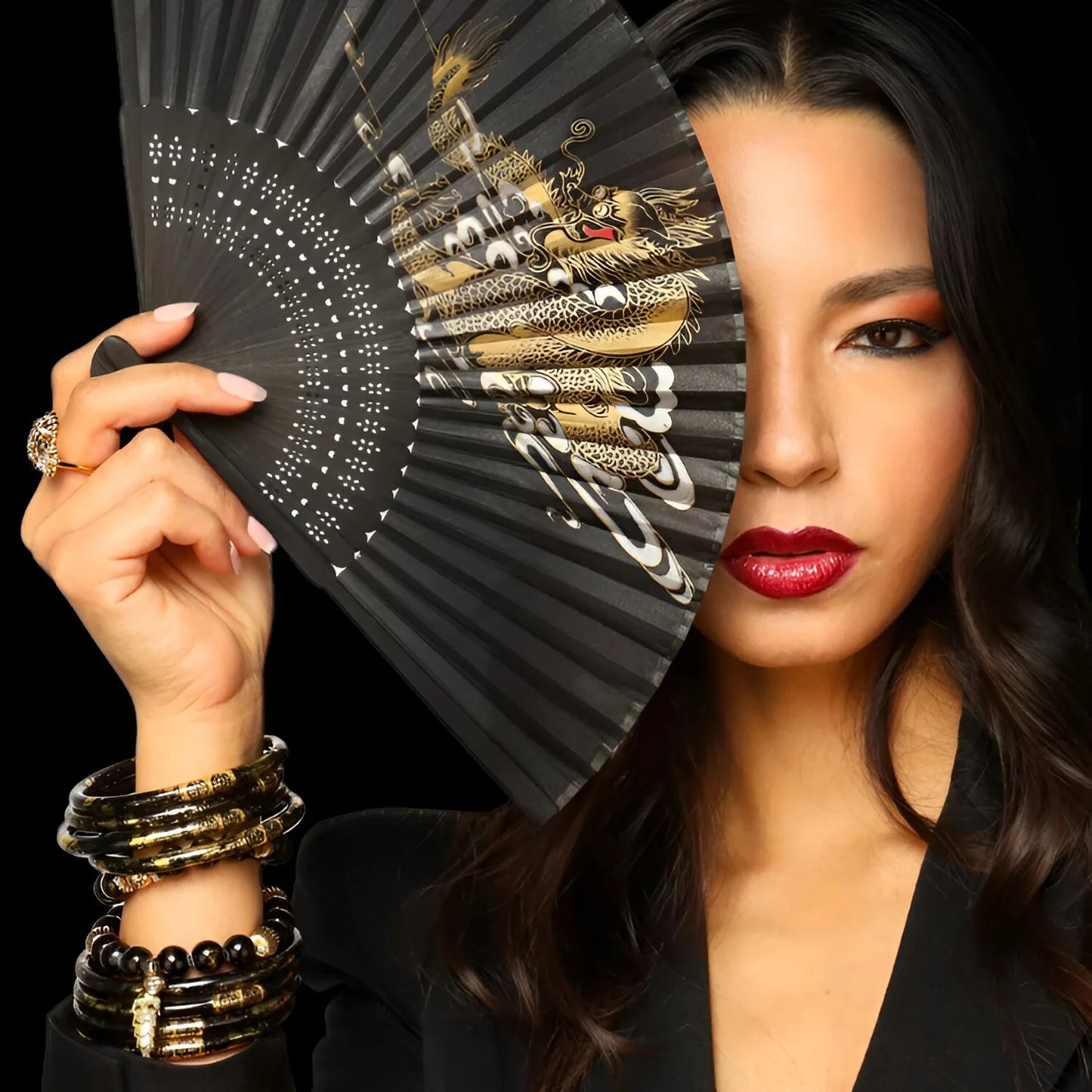 Maëlle Gilded Bangle Set