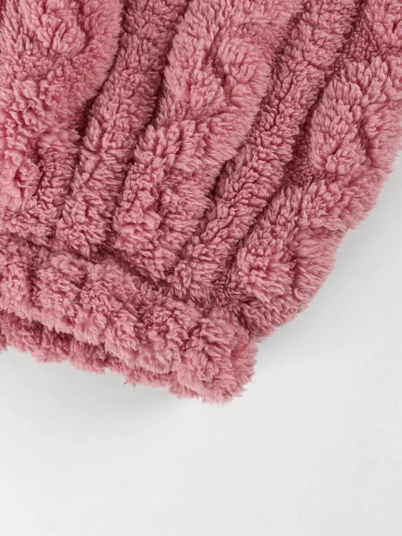 Strzeżymira - Fuzzy Casual Set with Sweater and Pants