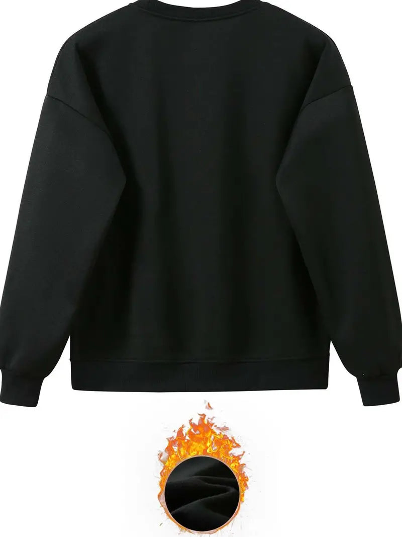 Bratomira - Heartbeat Print Sweater and Jogger Set