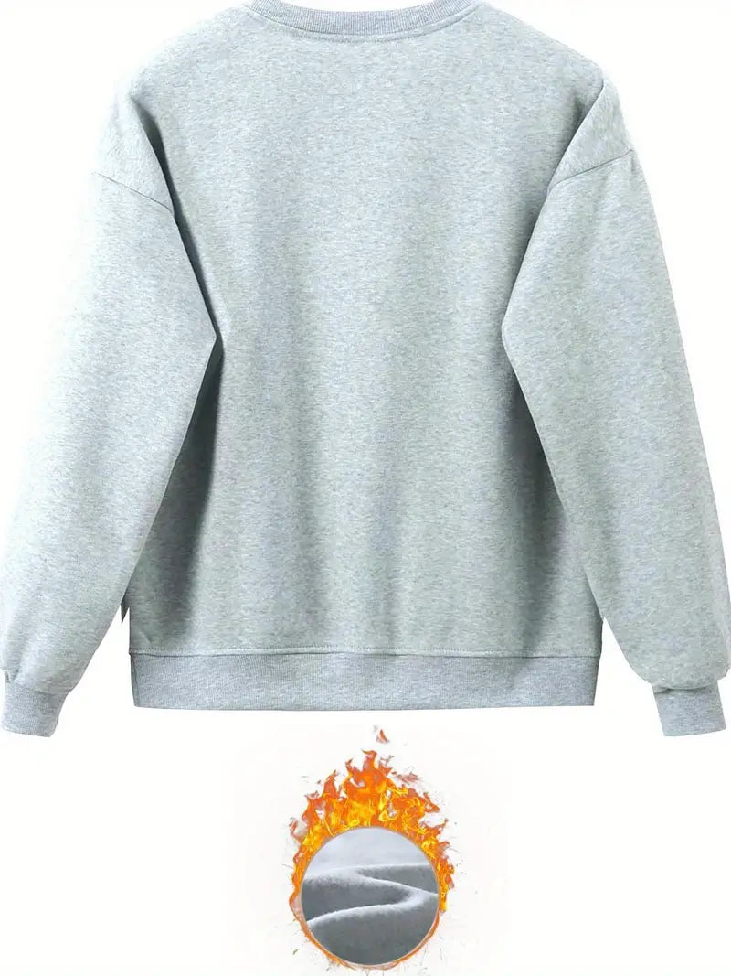Bratomira - Heartbeat Print Sweater and Jogger Set