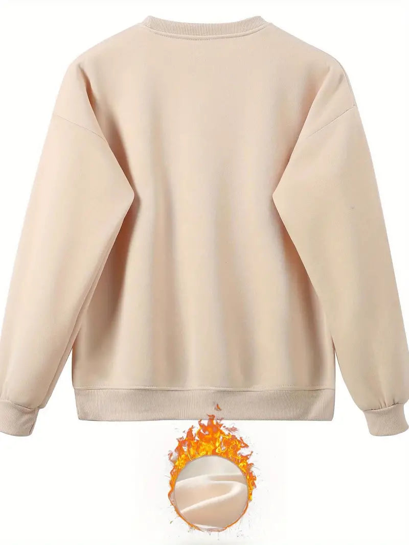 Bratomira - Heartbeat Print Sweater and Jogger Set
