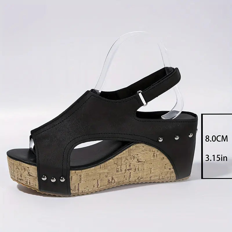 COBIE - CHIC VINTAGE HIGH HEEL PLATFORM SANDALS