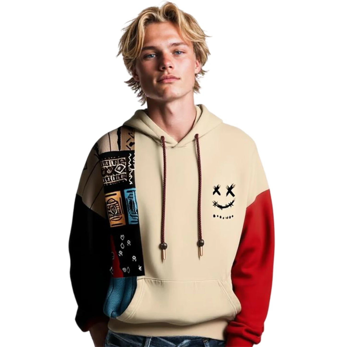 Fabrice - Vintage Cartoon Graphic Hoodie Sweatshirt