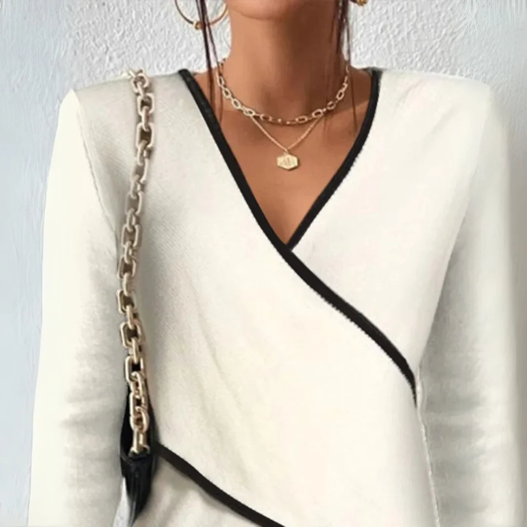 Vifrid – V-Neck Amazing Designed Blouse