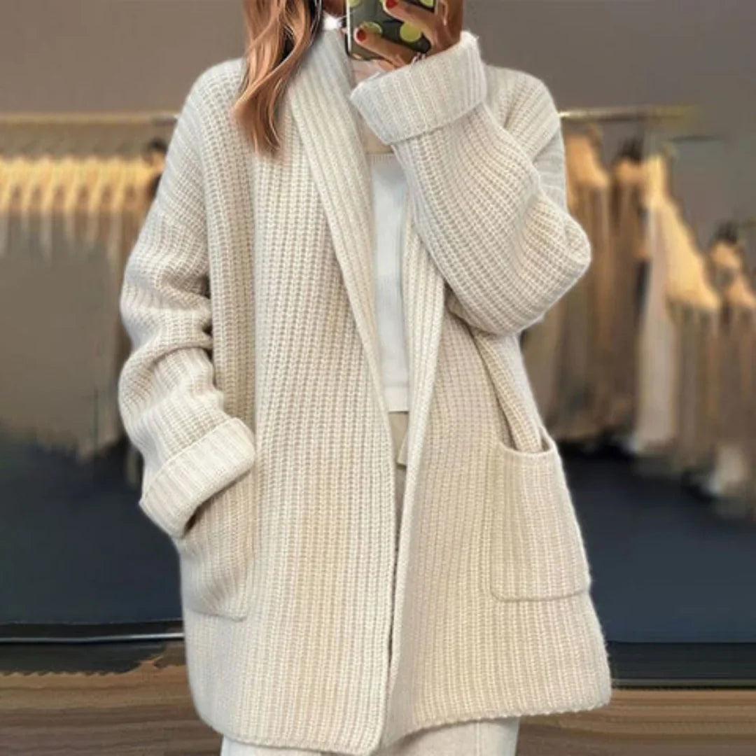 Lise – Long Knit Women's Cardigan
