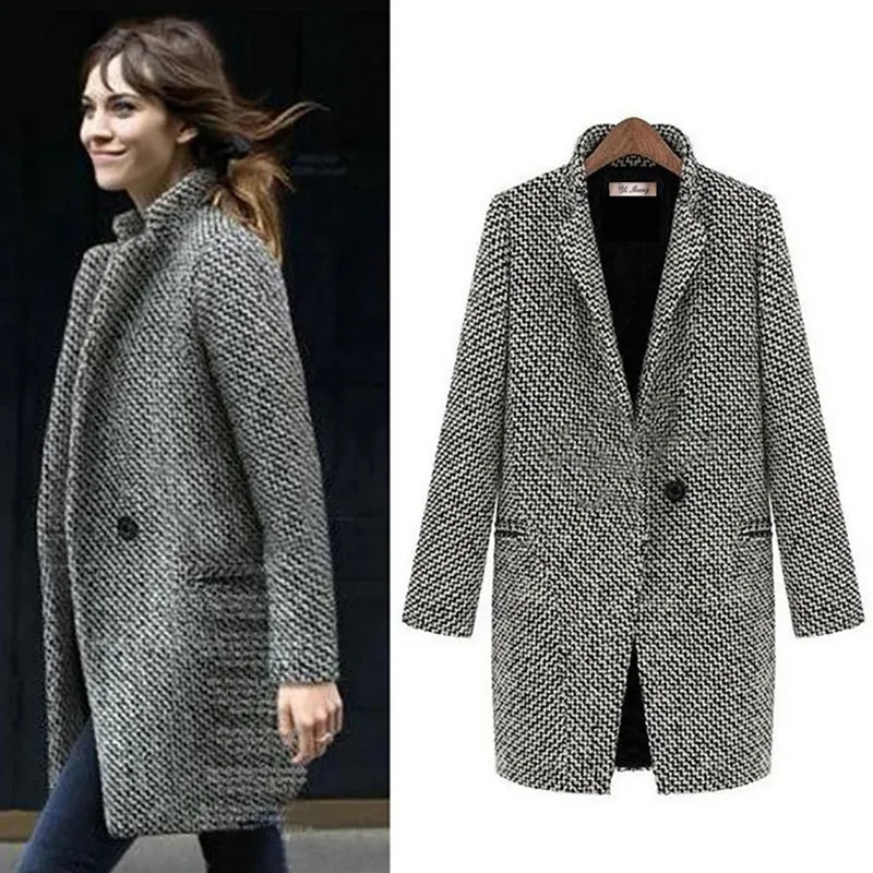 Eleonore - Elegant Long Wool Coat