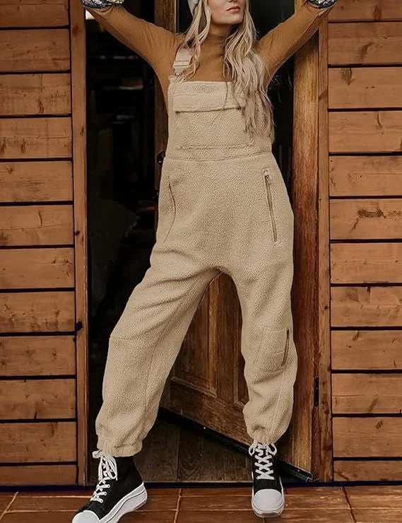 Anaïs - Women's Fleece Thermal Overalls
