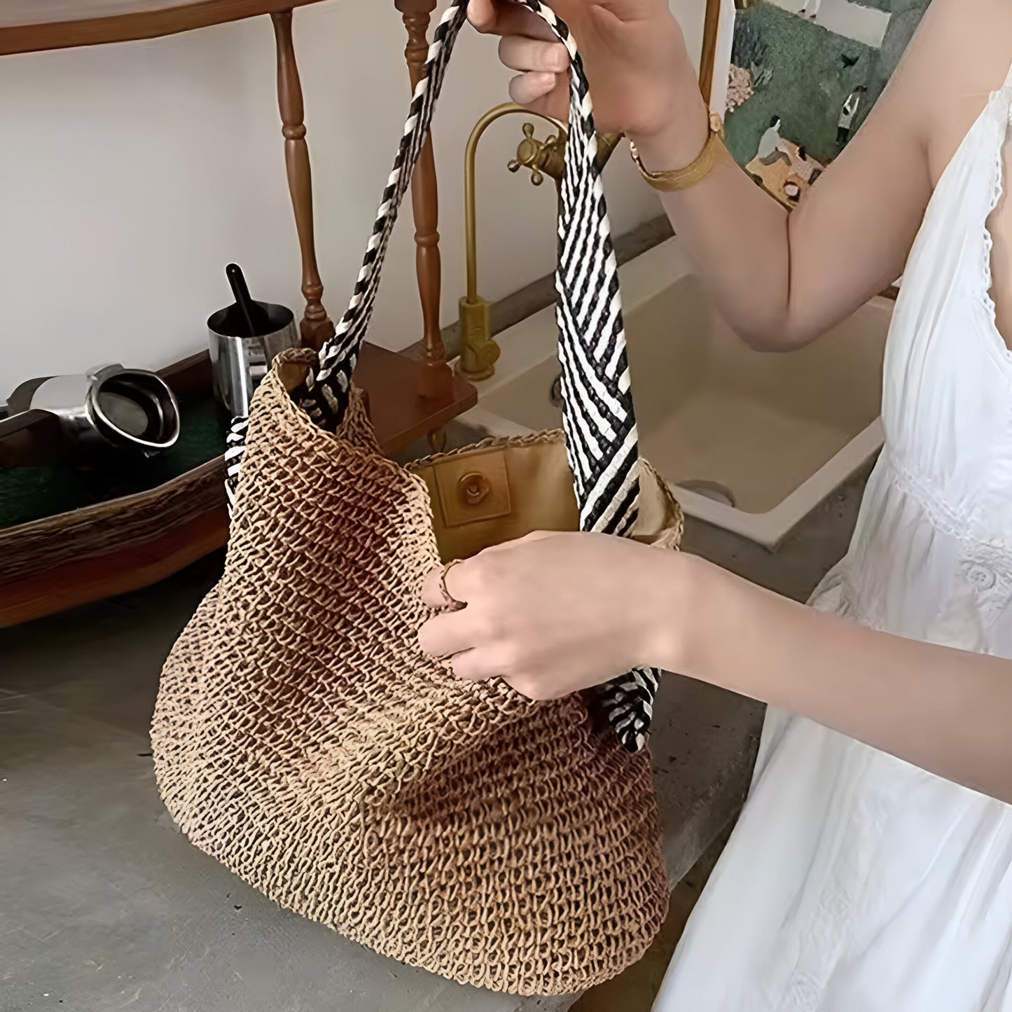 Marceau – Handwoven Boho Carryall