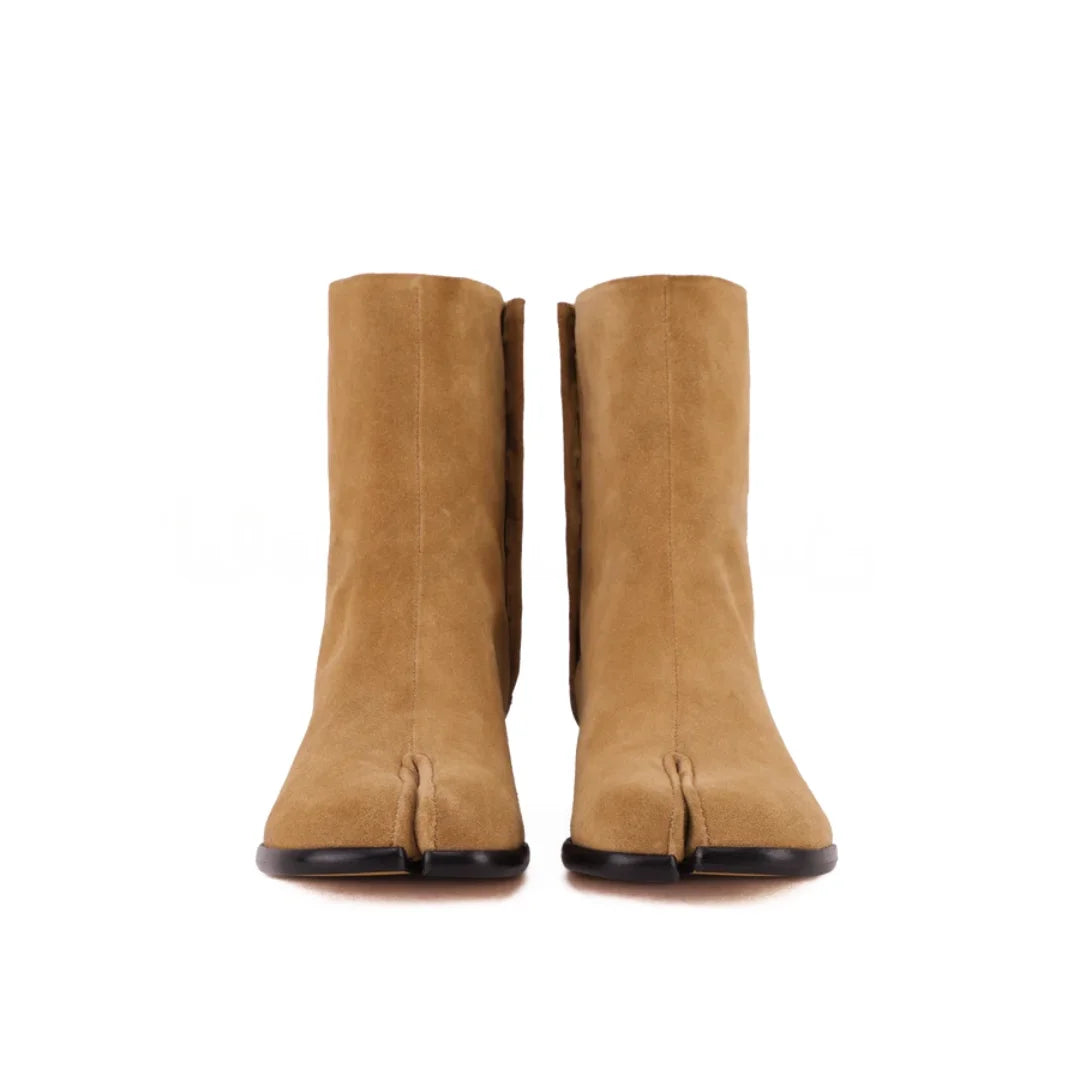 Clémentine Split-Toe Leather Boots