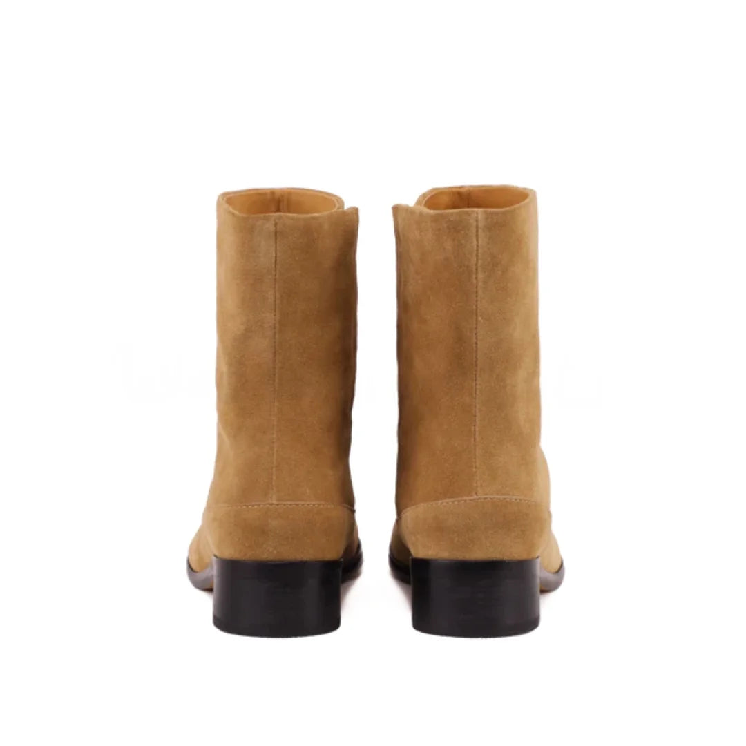 Clémentine Split-Toe Leather Boots