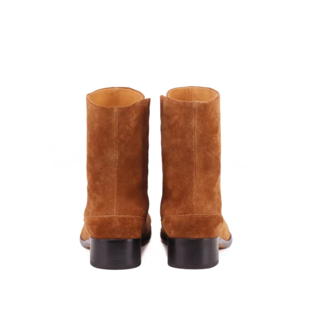 Clémentine Split-Toe Leather Boots