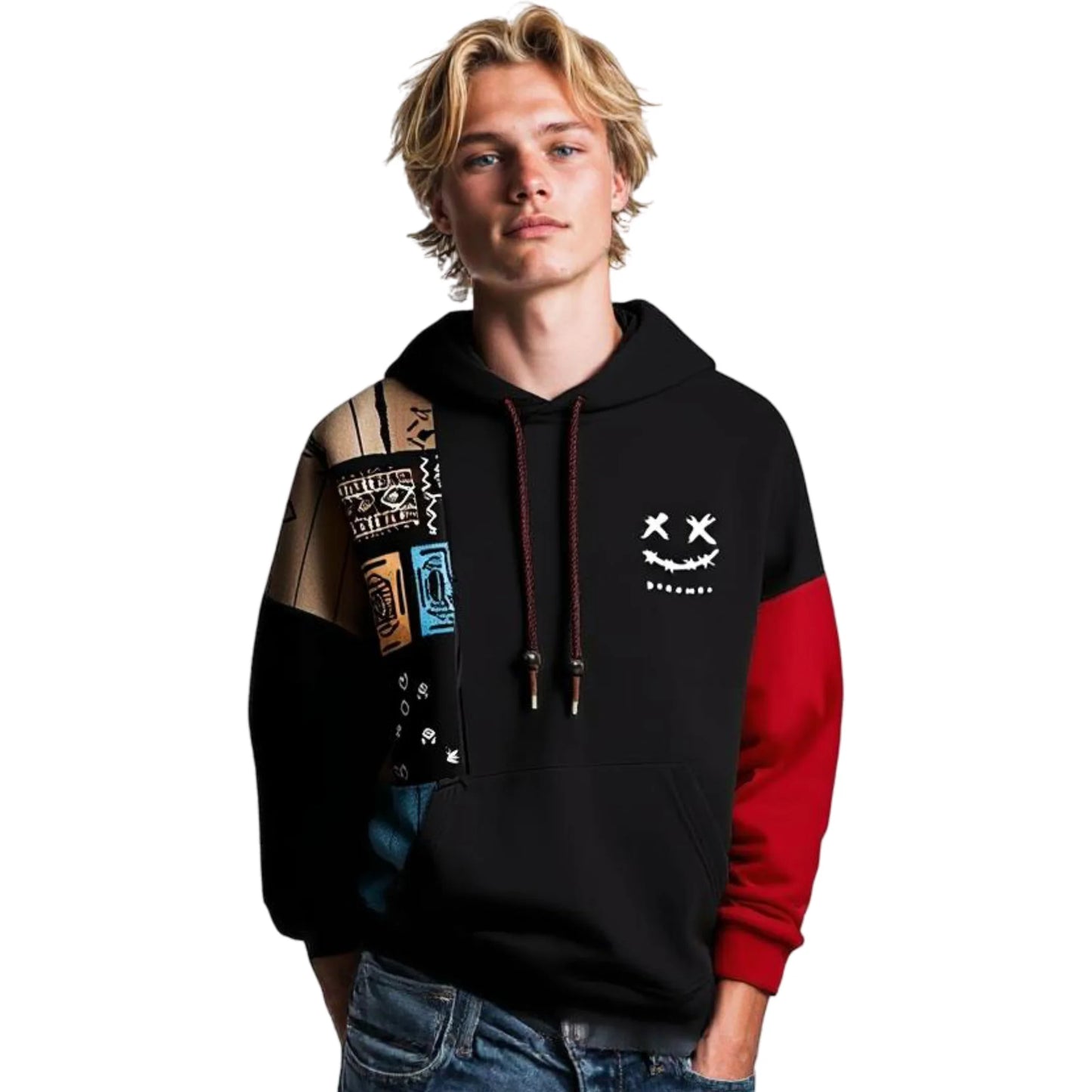 Fabrice - Vintage Cartoon Graphic Hoodie Sweatshirt