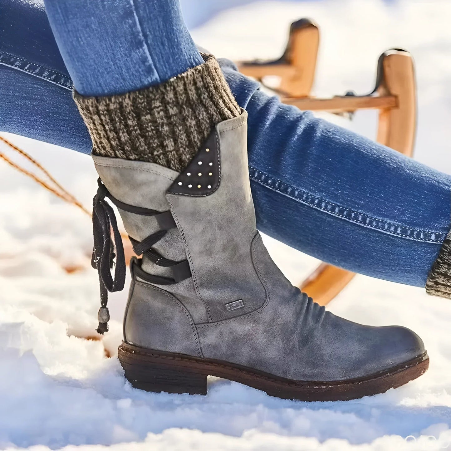 Lindsay- Retro Women's Snow Boots