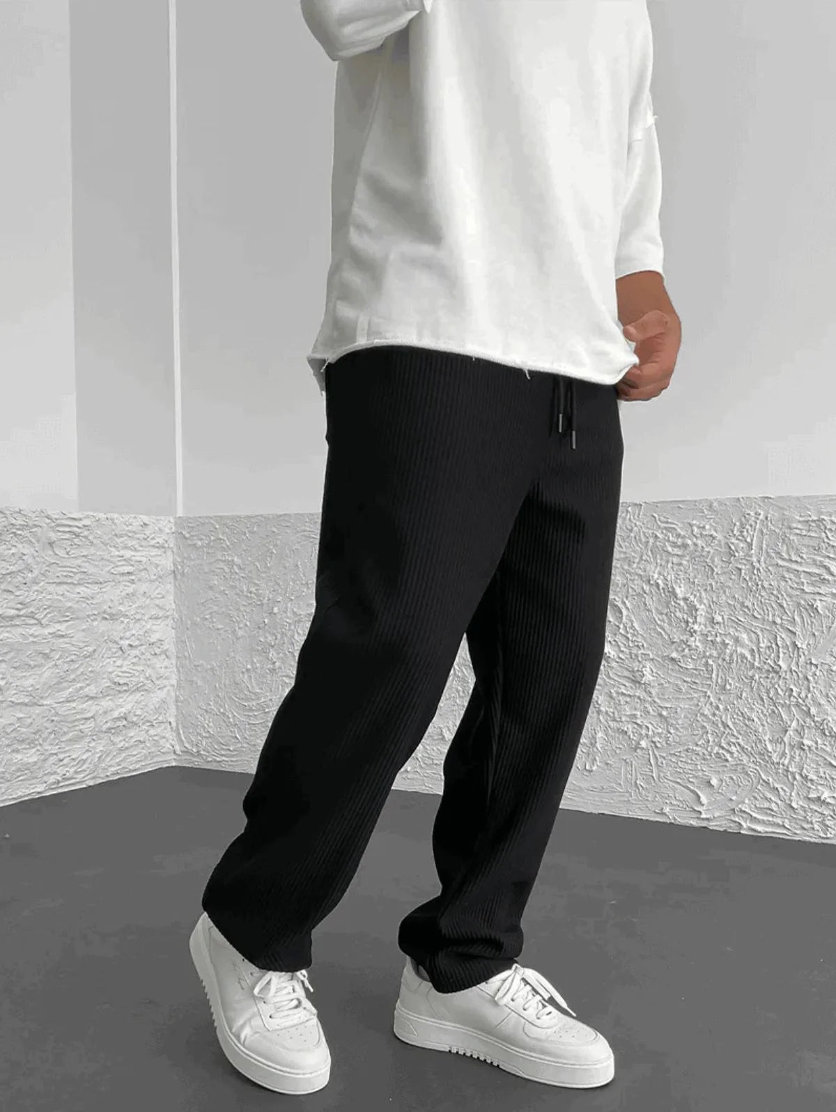 Serge - Men's Ribbed Casual Trousers