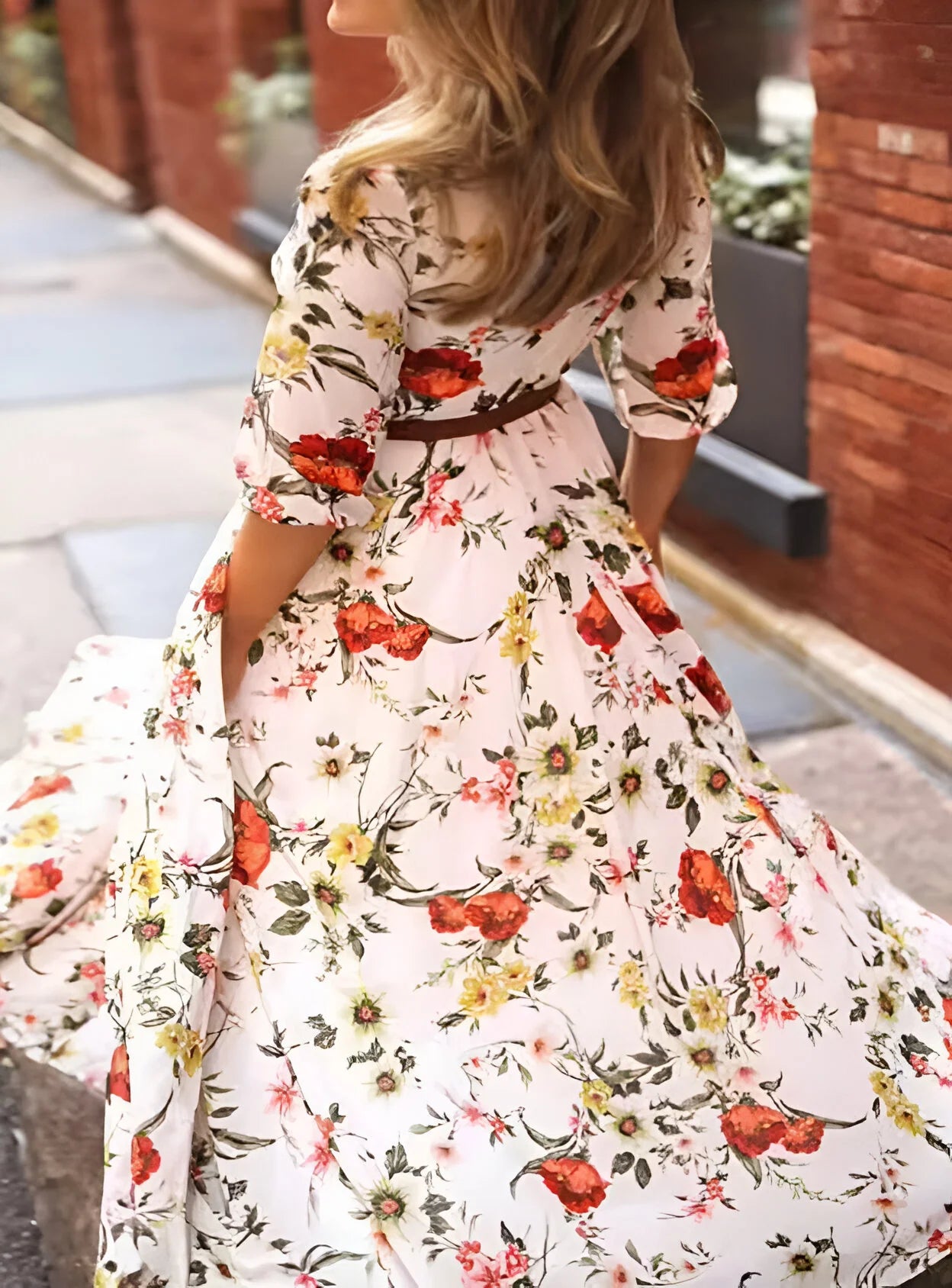 Séphora - Bohemian Floral Swing Maxi Dress