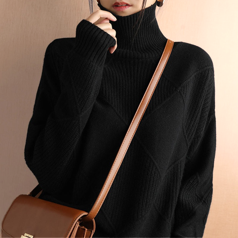 Emma - Loose Turtleneck Pullover