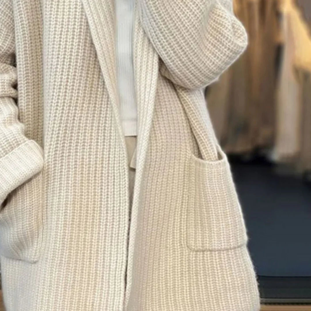 Lise – Long Knit Women's Cardigan
