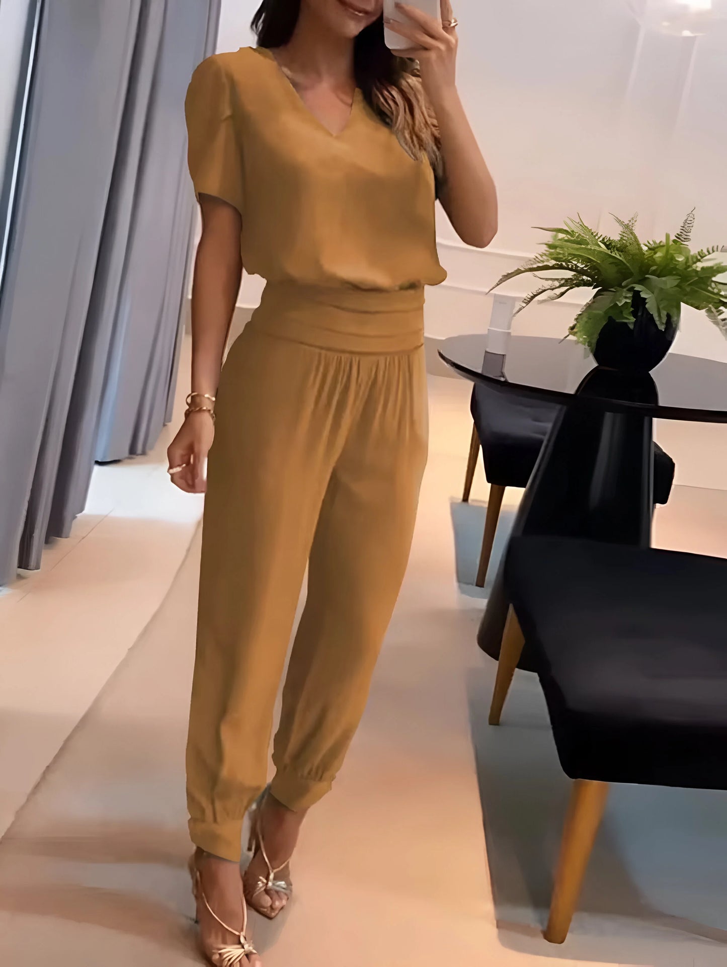 Geneviève - 2 piece Blouse and Pants limited edition set