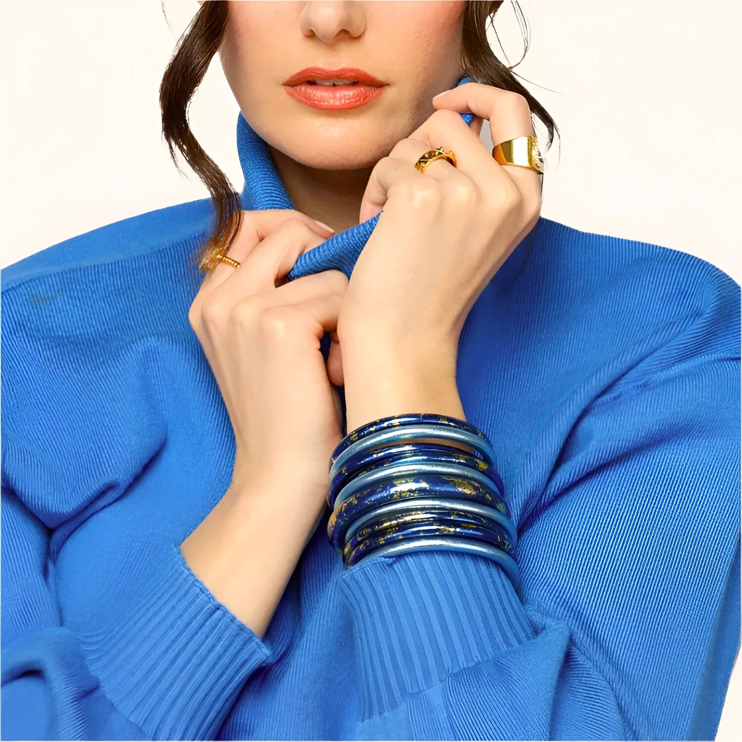 Maëlle Gilded Bangle Set