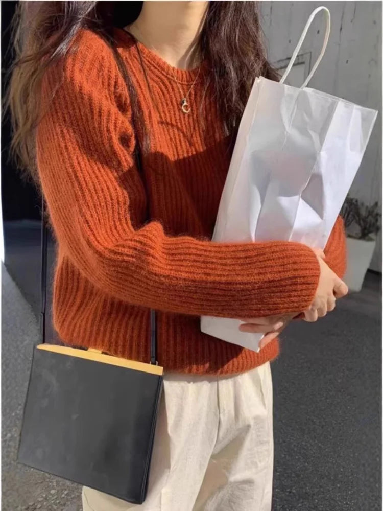 Bérénice - Cashmere Round Neck Wool Sweater