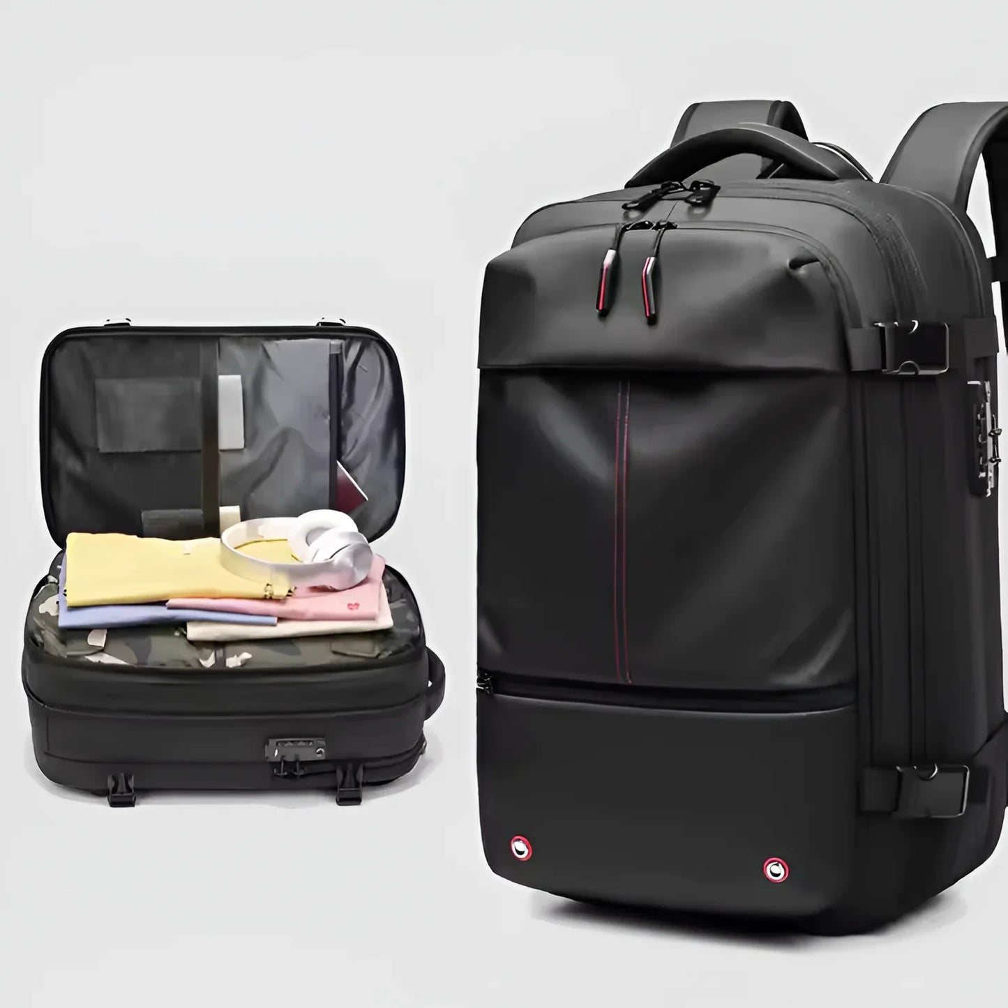 Dżesika - Travel Backpack with Vacuum Compression