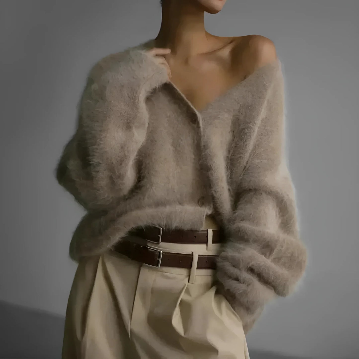 Greta – Mink Fur Cardigan