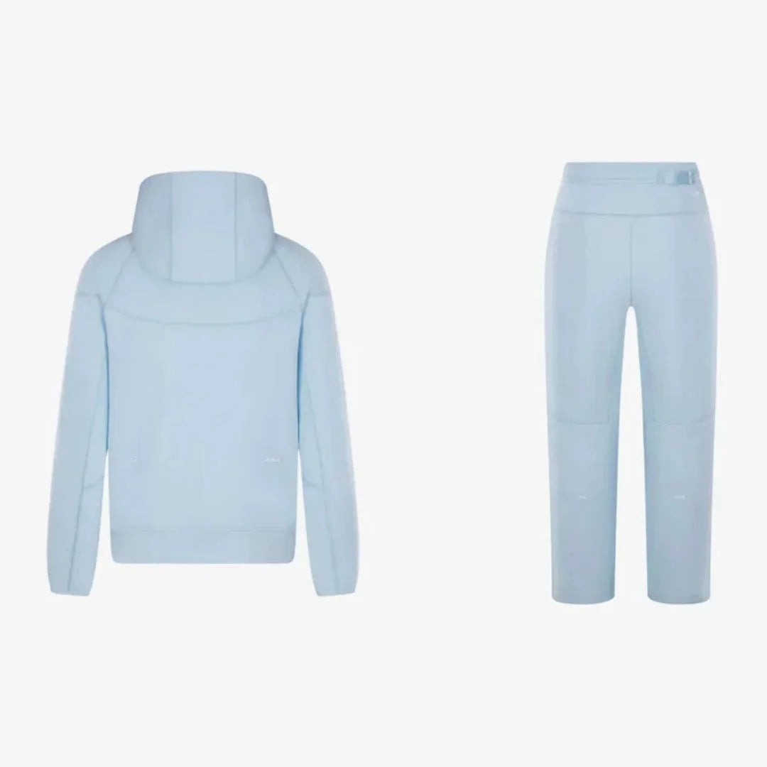 Thierry – Black Zip-Up Hooded Tracksuit Set