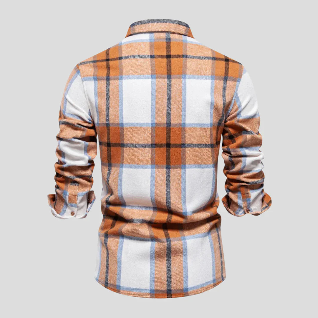 Victor – Checked Men's Long-Sleeve Shirt