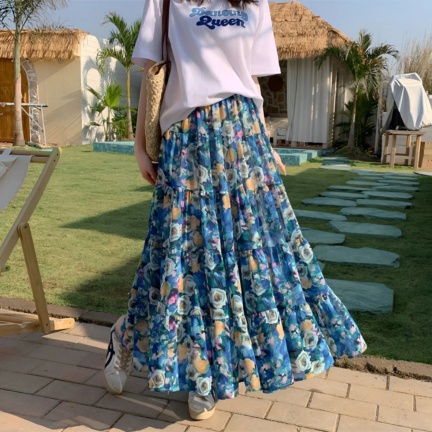 Manon - Floral Bohemian Skirt (Limited Edition)