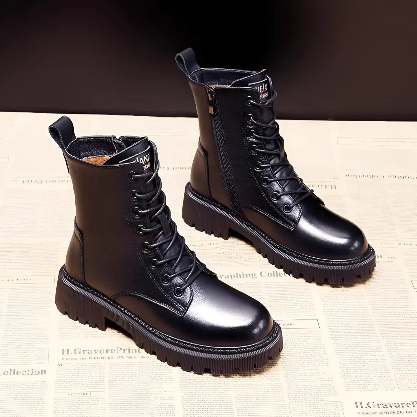 Seraphine - Waterproof Leather Winter Boots