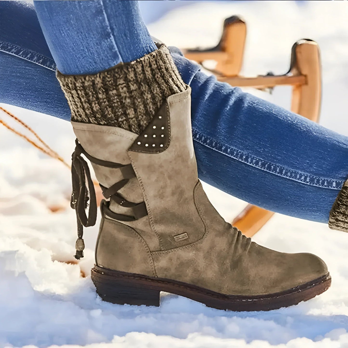 Lindsay- Retro Women's Snow Boots