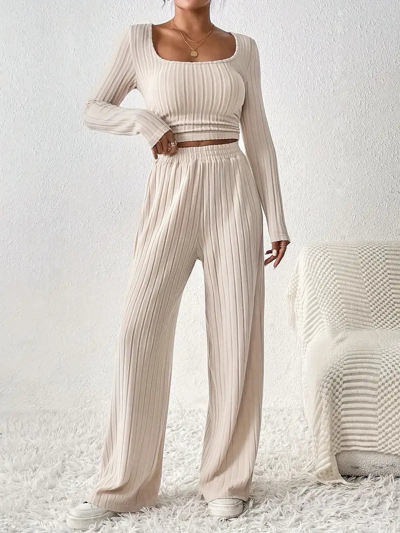 Przedwoja - Knit Set with Short Top
