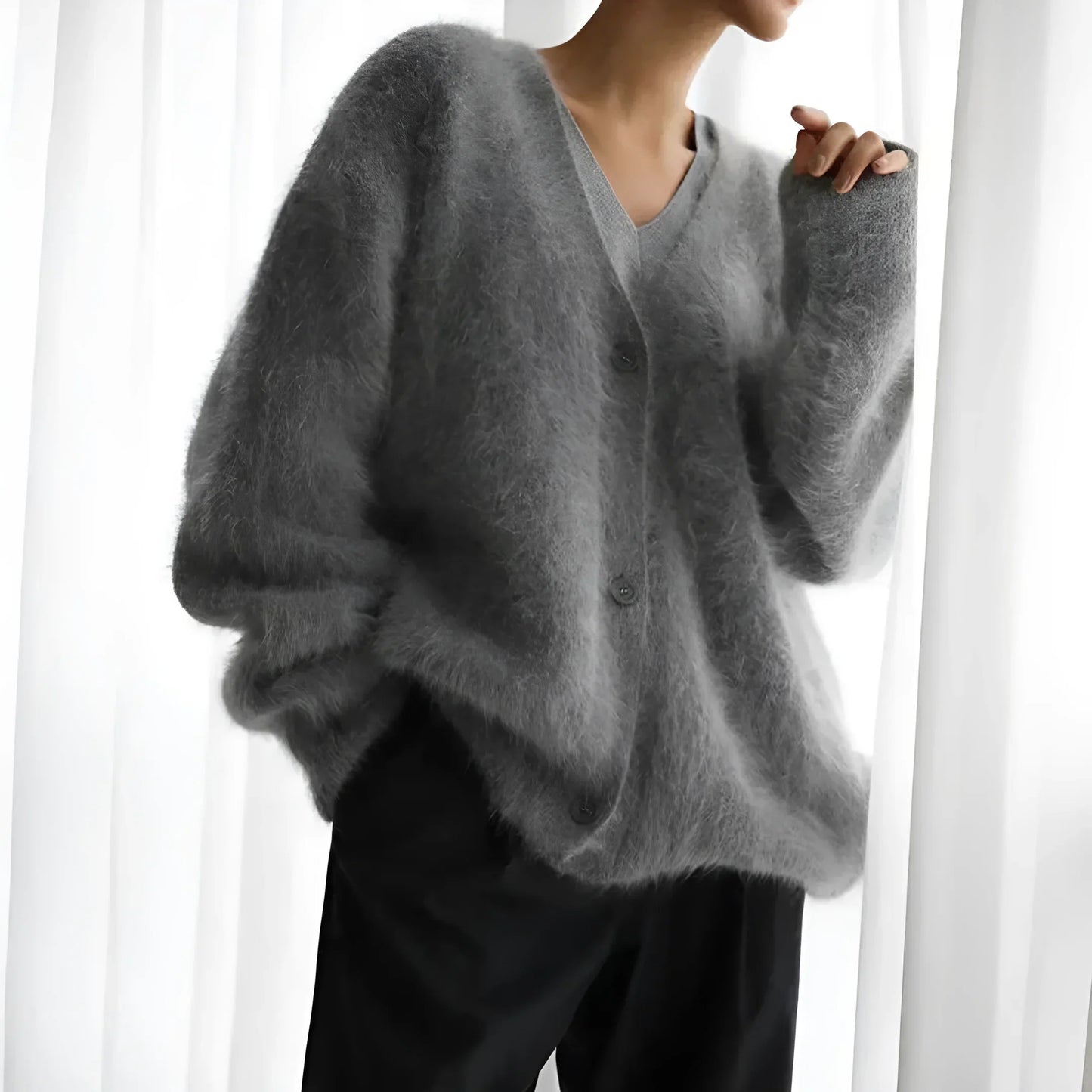 Greta – Mink Fur Cardigan