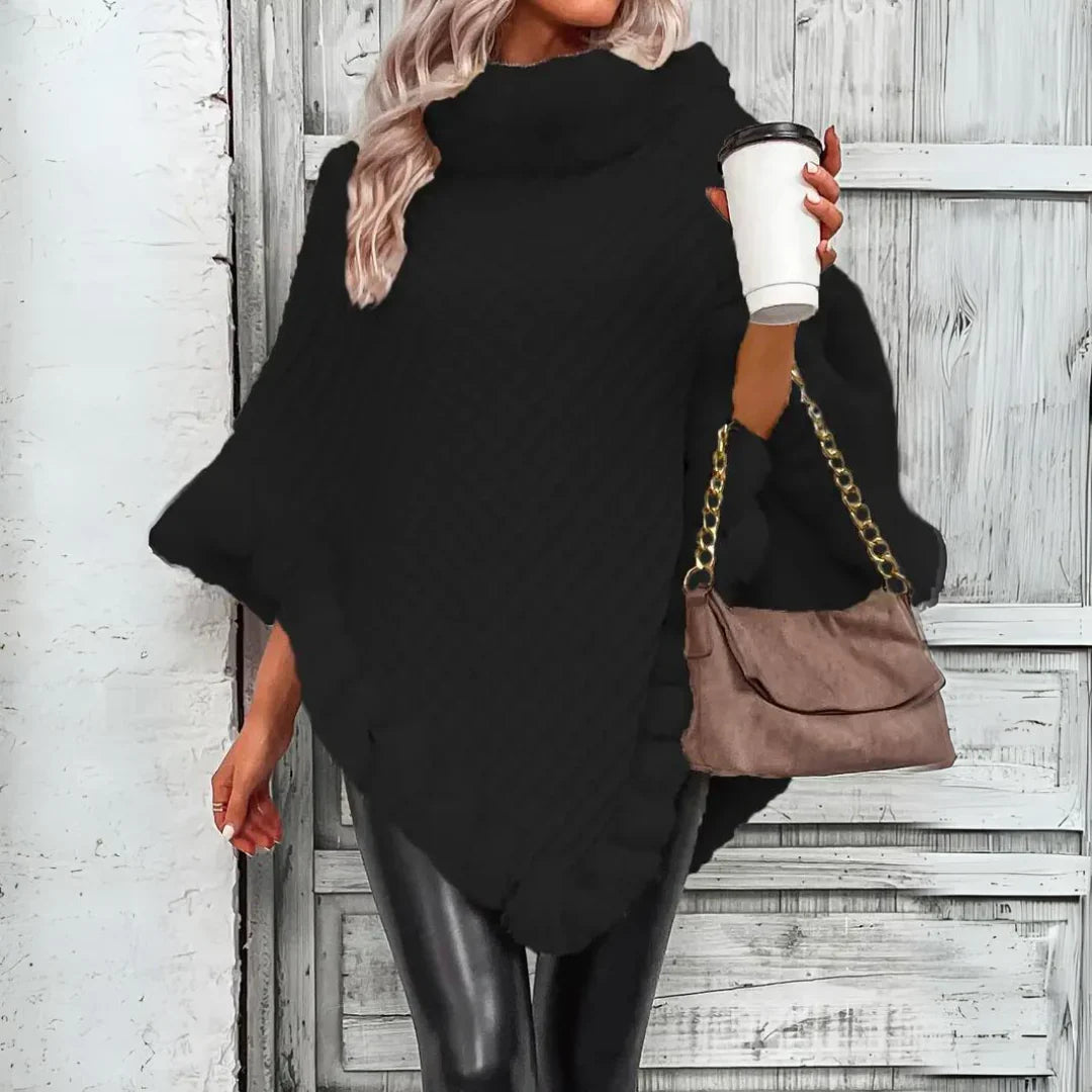 Hilda – Warm and cute Knit Cape
