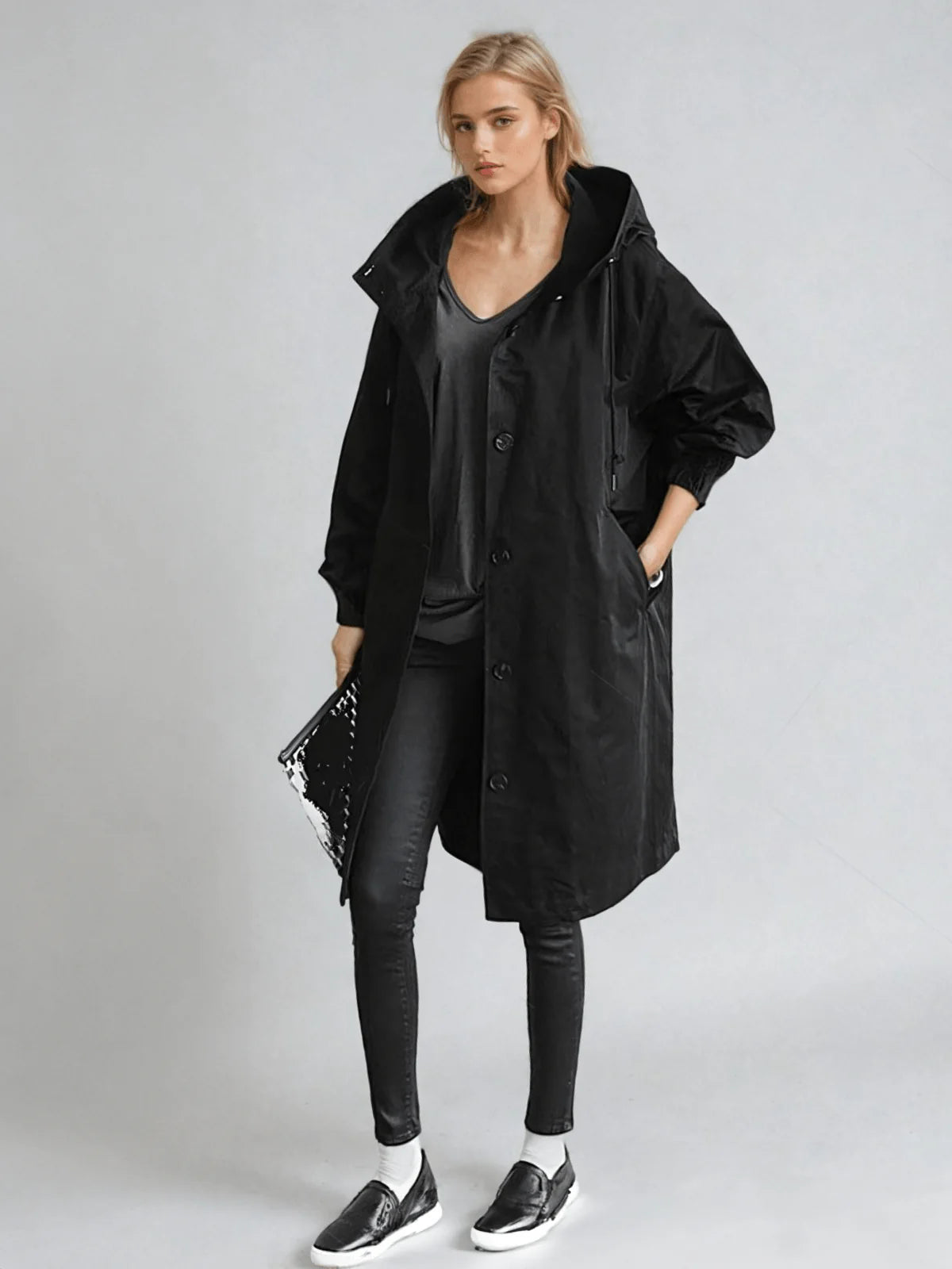 Axelle – Stylish Waterproof Trench for All Seasons