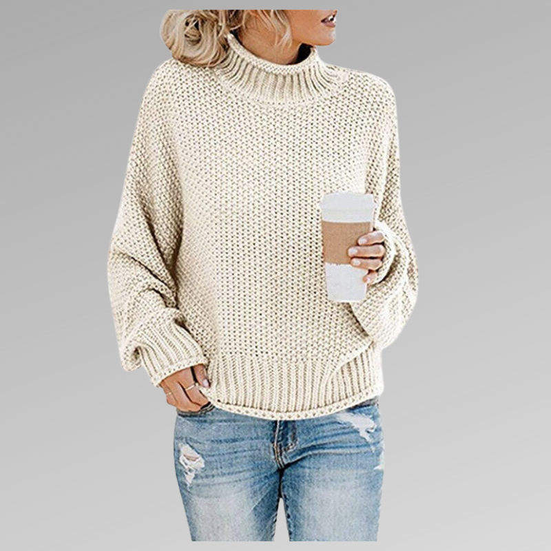 Pia – Turtleneck with Bold Stripes
