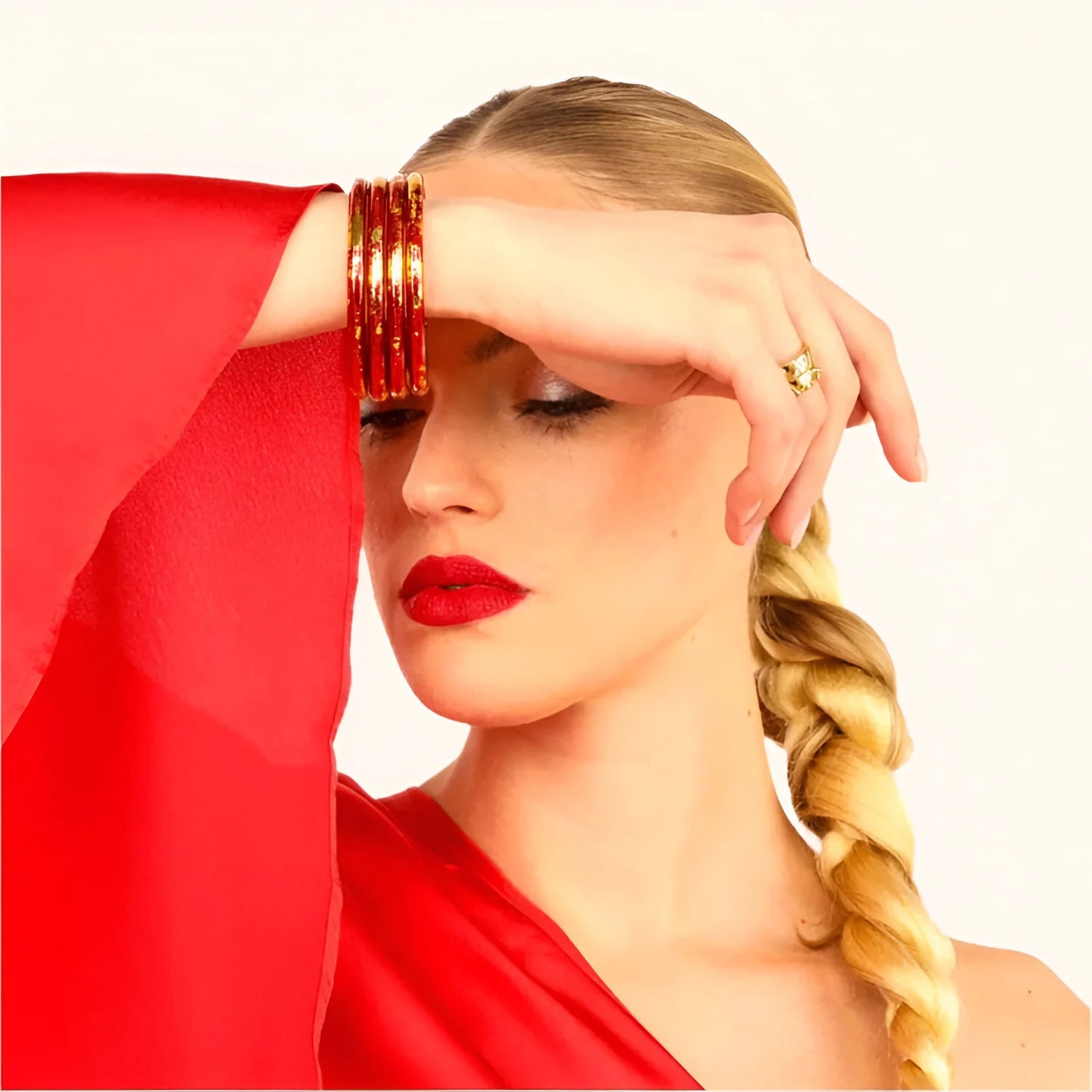 Maëlle Gilded Bangle Set