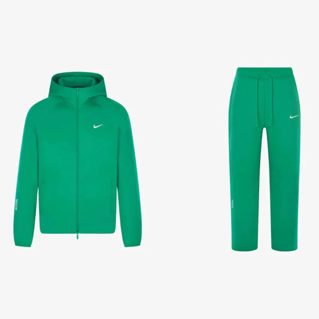 Thierry – Black Zip-Up Hooded Tracksuit Set
