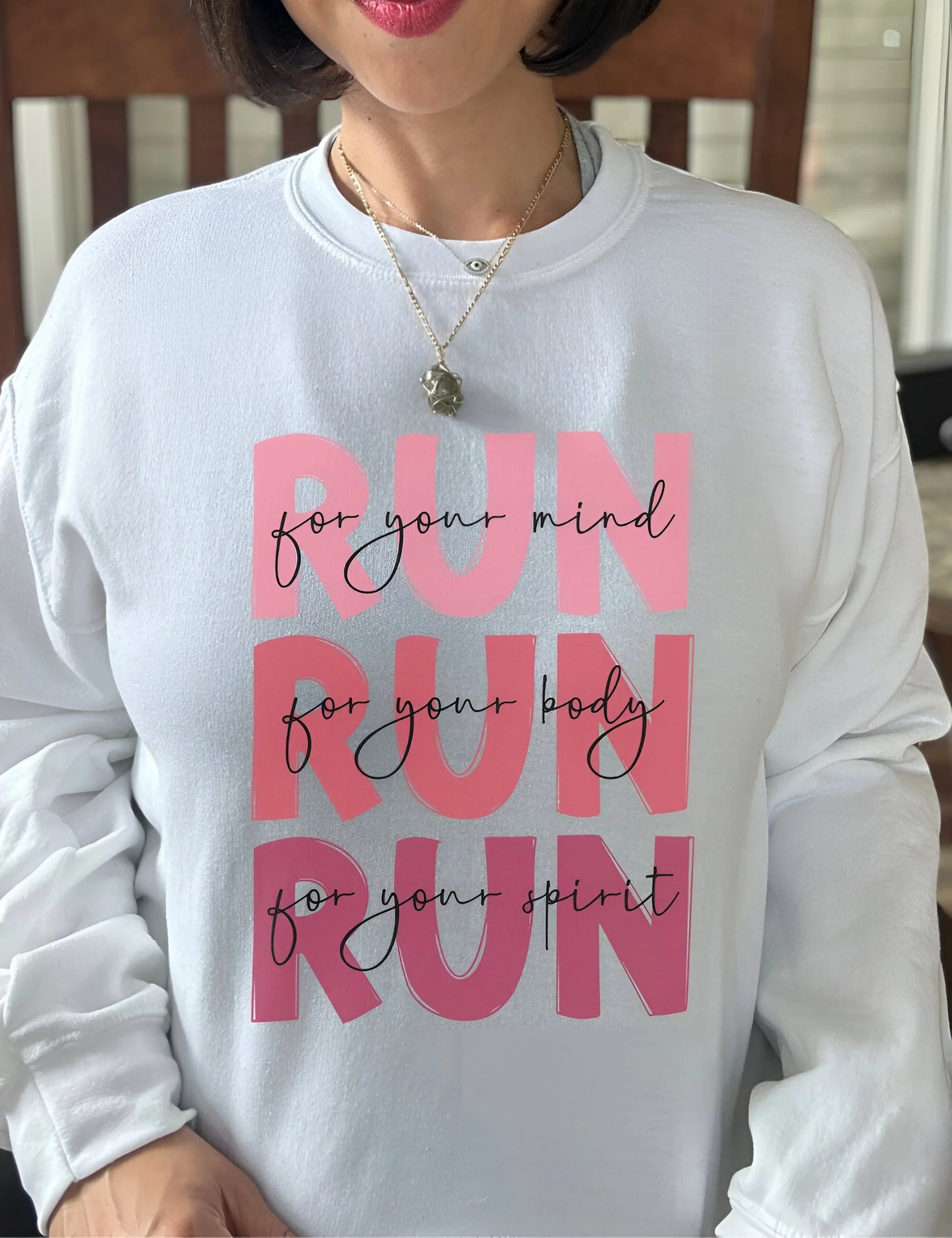 Claire - Running Crewneck Sweatshirt