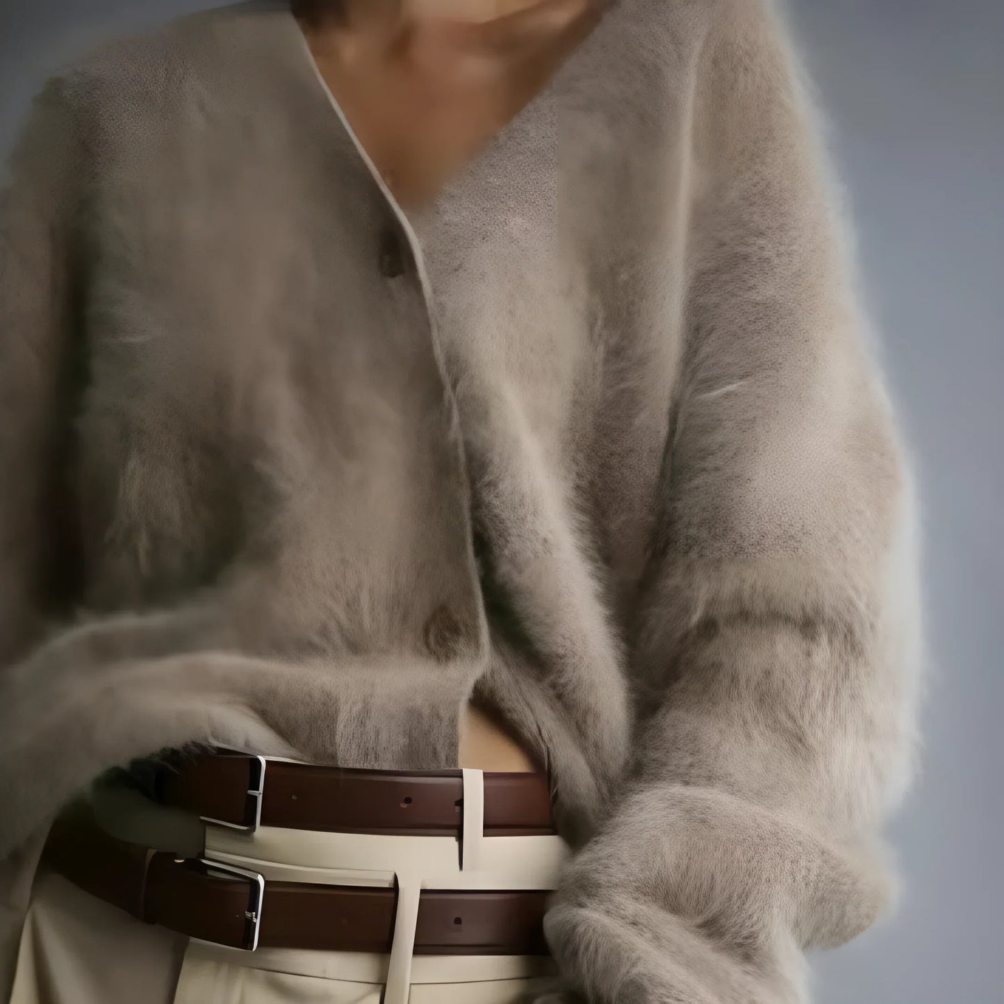 Greta – Mink Fur Cardigan