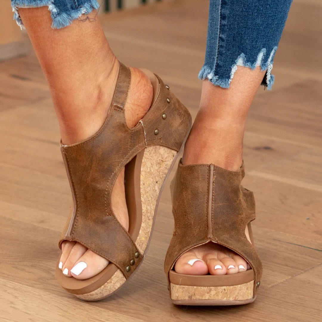 Martyn - Orthopedic Suede Sandals