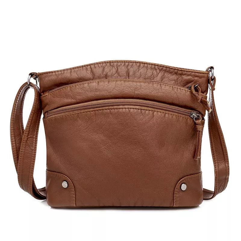 Halina - Leather Shoulder Bag