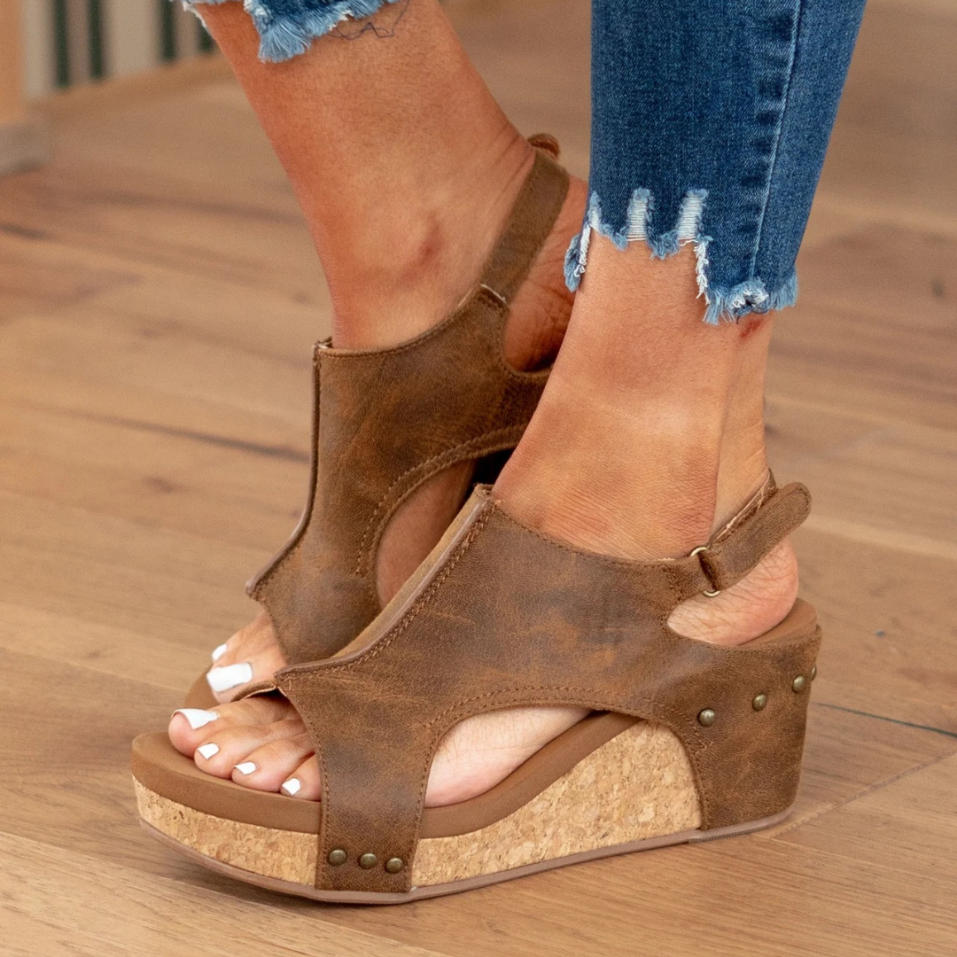 Martyn - Orthopedic Suede Sandals