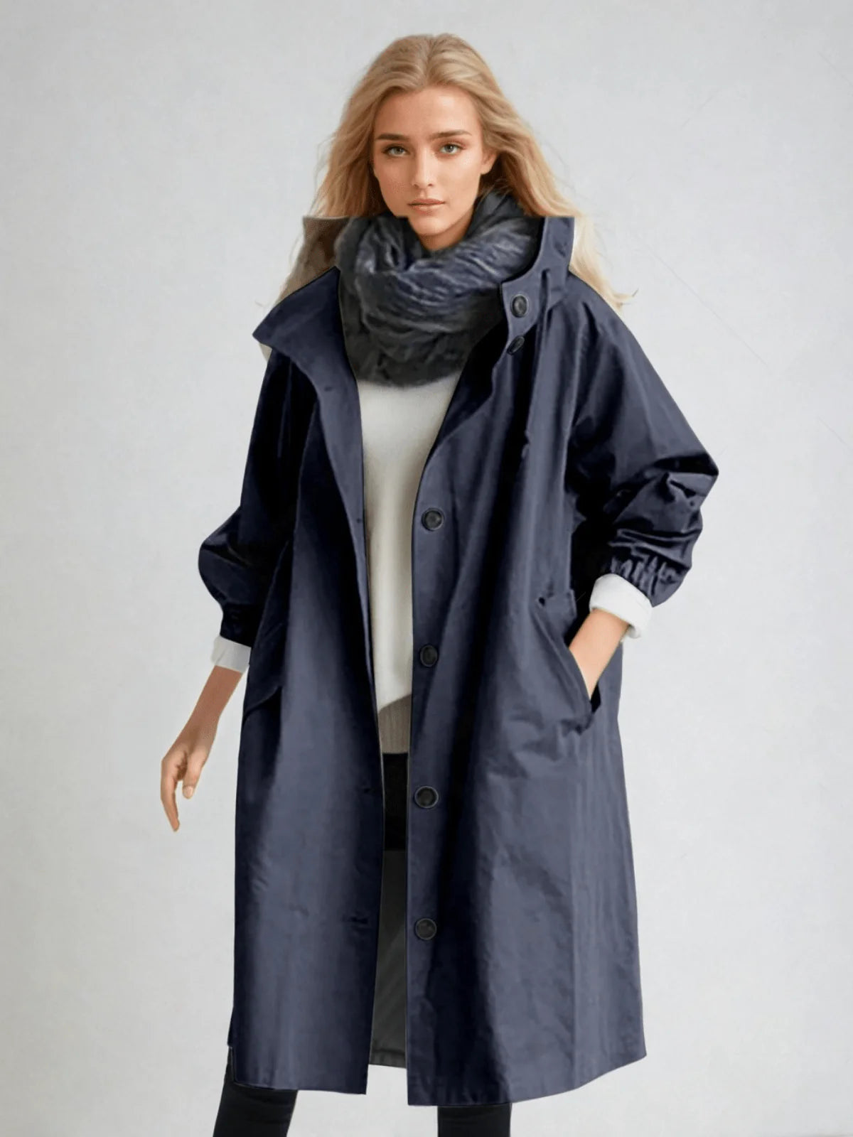 Axelle – Stylish Waterproof Trench for All Seasons