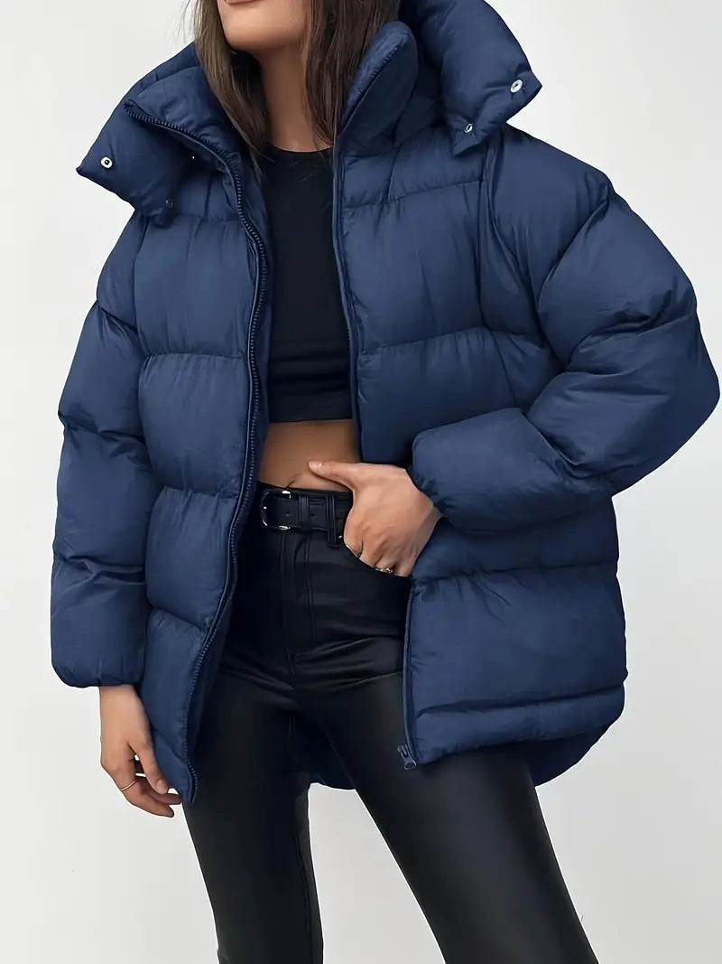 Charmaine - Puffer Jacket with Zippered Hood