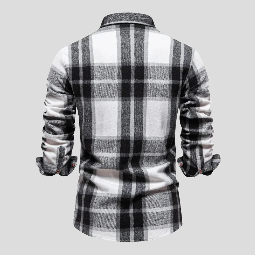 Victor – Checked Men's Long-Sleeve Shirt